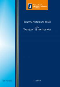 Zeszyty Naukowe WSEI Transport i Informatyka