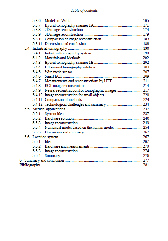 TOMOGRAPHIC IMAGING IN ENVIRONMENTAL, INDUSTRIAL AND MEDICAL APPLICATIONS - obrazek 6
