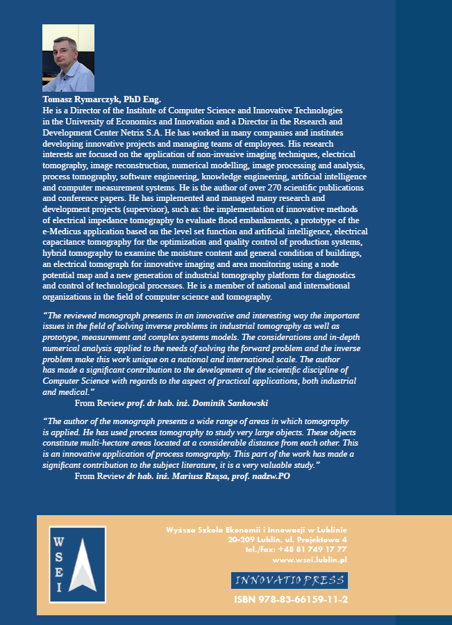 TOMOGRAPHIC IMAGING IN ENVIRONMENTAL, INDUSTRIAL AND MEDICAL APPLICATIONS - obrazek 7