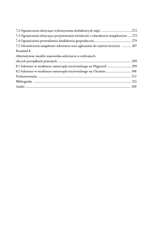 POZYCJA PRAWNA SEKRETARZA JEDNOSTKI SAMORZĄDU TERYTORIALNEGO W POLSCE - obrazek 5