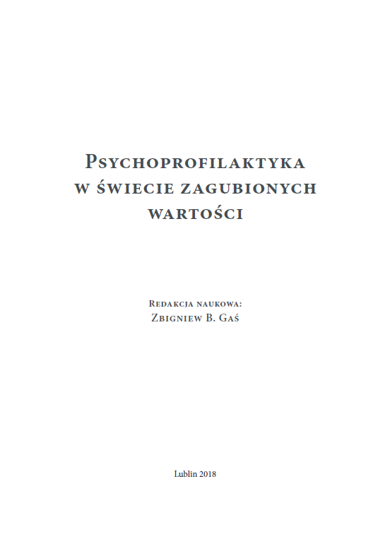 PSYCHOPROFILAKTYKA W ŚWIECIE ZAGUBIONYCH WARTOŚCI - obrazek 2