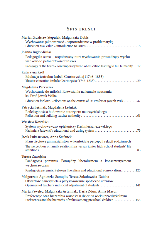 WYCHOWANIE JAKO WARTOŚĆ - obrazek 4