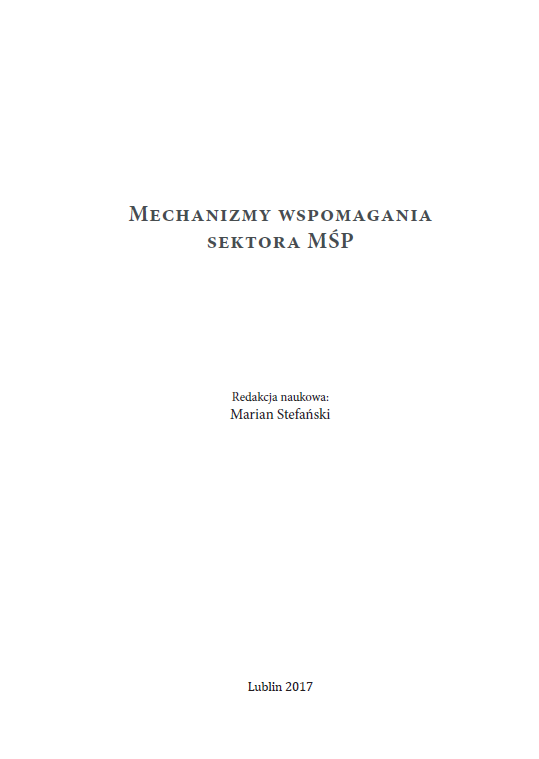 MECHANIZMY WSPOMAGANIA SEKTORA MŚP - obrazek 2