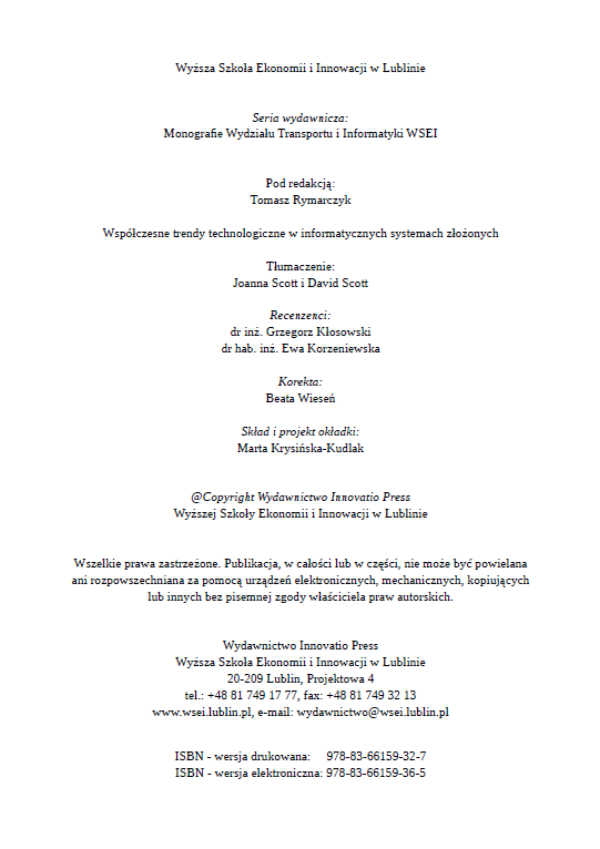Współczesne trendy technologiczne w informatycznych systemach złożonych (e-book) - obrazek 3