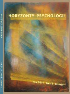 Horyzonty Psychologii 2011 okladka