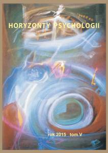 Horyzonty Psychologii 2015 okładka