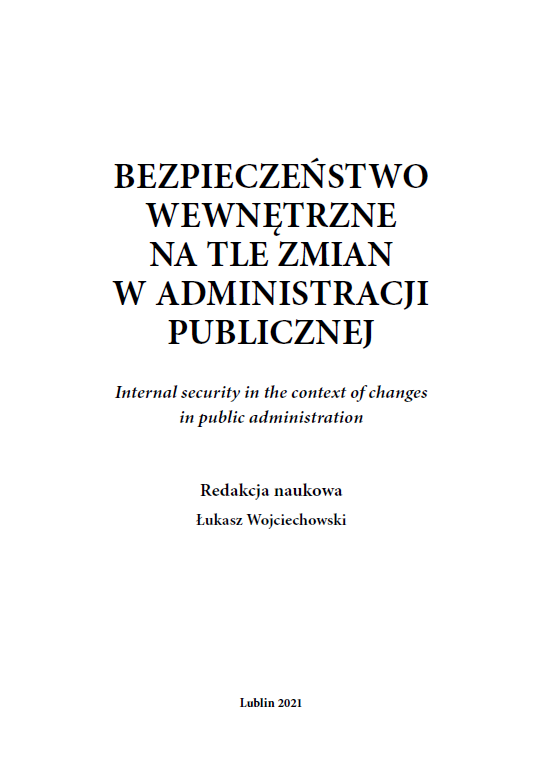 Bezpieczeństwo wewnętrzne na tle zmian w administracji publicznej (e-book) - obrazek 2