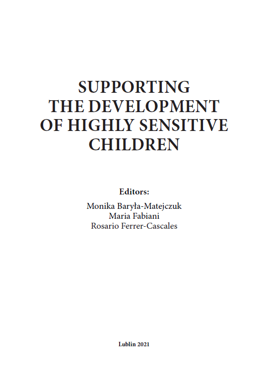 Supporting the development of Highly Sensitive Children ANG (otwarty dostęp) - obrazek 2