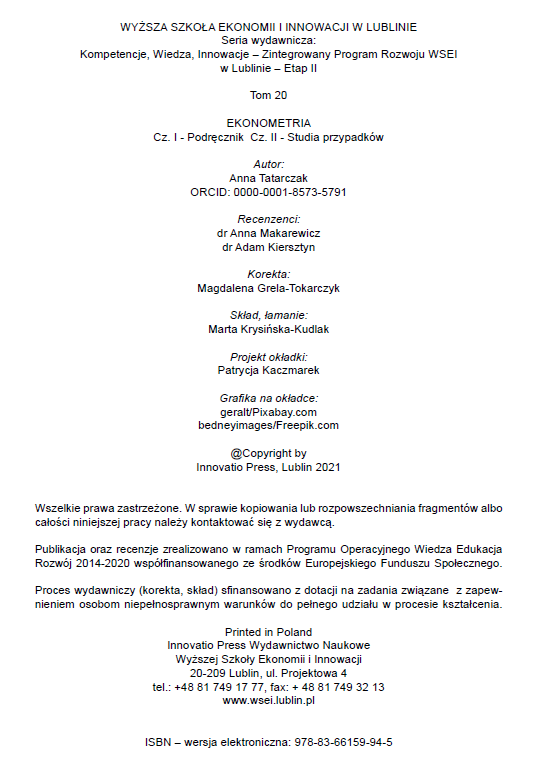 T.20 EKONOMETRIA (e-book) - obrazek 3