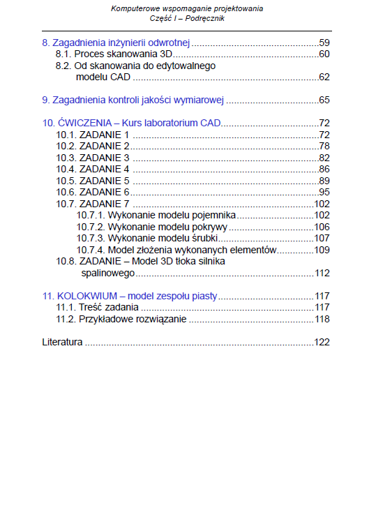 T.10 KOMPUTEROWE WSPOMAGANIE PROJEKTOWANIA (e-book) - obrazek 5
