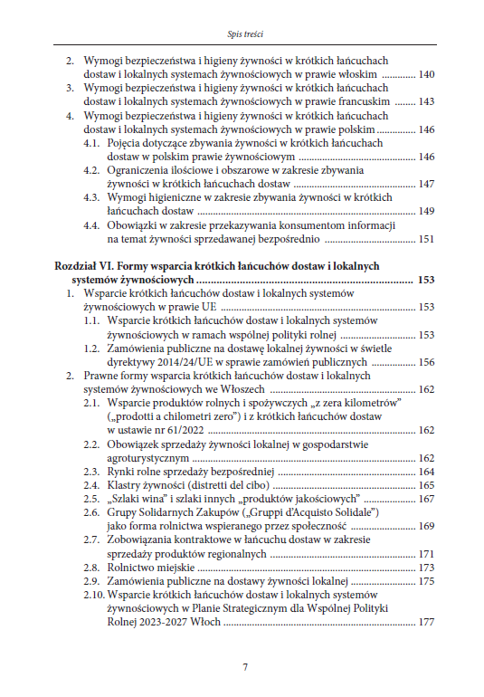 Krótkie łańcuchy dostaw i lokalne systemy żywnościowe – studium prawnoporównawcze - obrazek 7