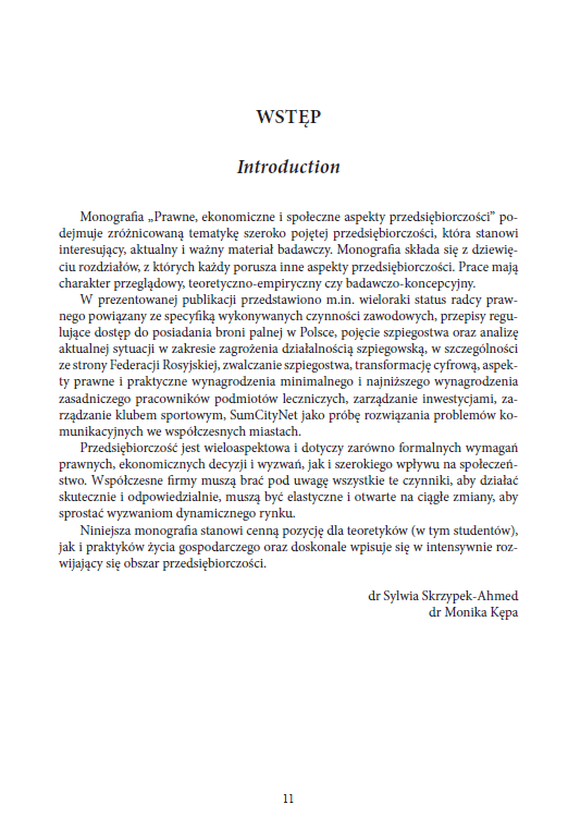 Prawne, ekonomiczne i społeczne aspekty przedsiębiorczości (e-book) - obrazek 9