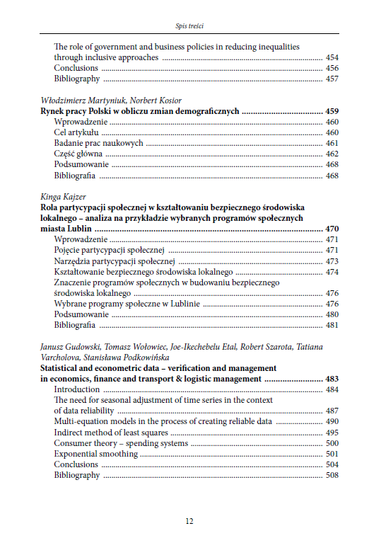 CONTEMPORARY TRENDS AND CHALLENGES OF ENTREPRENEURSHIP, SECURITY AND LOGISTICS - EDUCATION AND R&D AS A POLISH EXPORT COMMODITY (e-book) - obrazek 12