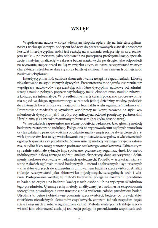 CONTEMPORARY TRENDS AND CHALLENGES OF ENTREPRENEURSHIP, SECURITY AND LOGISTICS - EDUCATION AND R&D AS A POLISH EXPORT COMMODITY (e-book) - obrazek 23