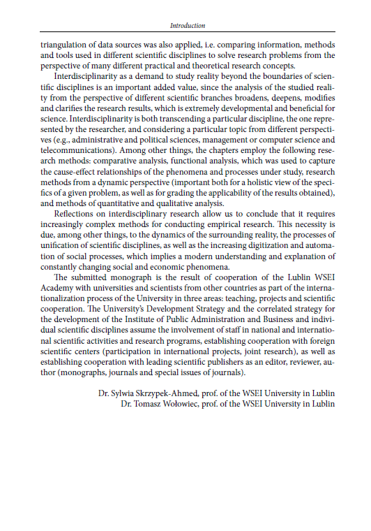 CONTEMPORARY TRENDS AND CHALLENGES OF ENTREPRENEURSHIP, SECURITY AND LOGISTICS - EDUCATION AND R&D AS A POLISH EXPORT COMMODITY (e-book) - obrazek 24