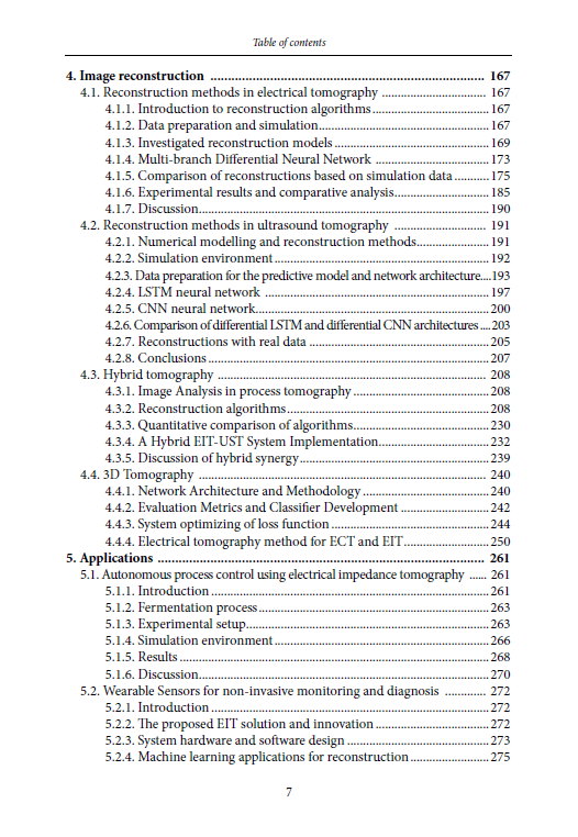 Artificial Intelligence in Electrical Tomography and Ultrasound Technologies Algorithms, Measurement Systems and Applications (e-book) - obrazek 6
